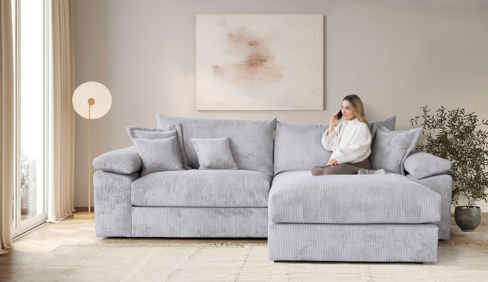 Kampinė sofa Soft&Cosy XL